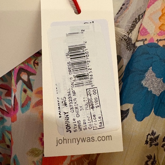 Johnny Was CHERIKA NATANIA DRESS 3X - Picture 3 of 5